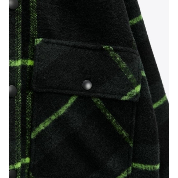 ZARA plaid padded overshirt - Picture 3 of 9